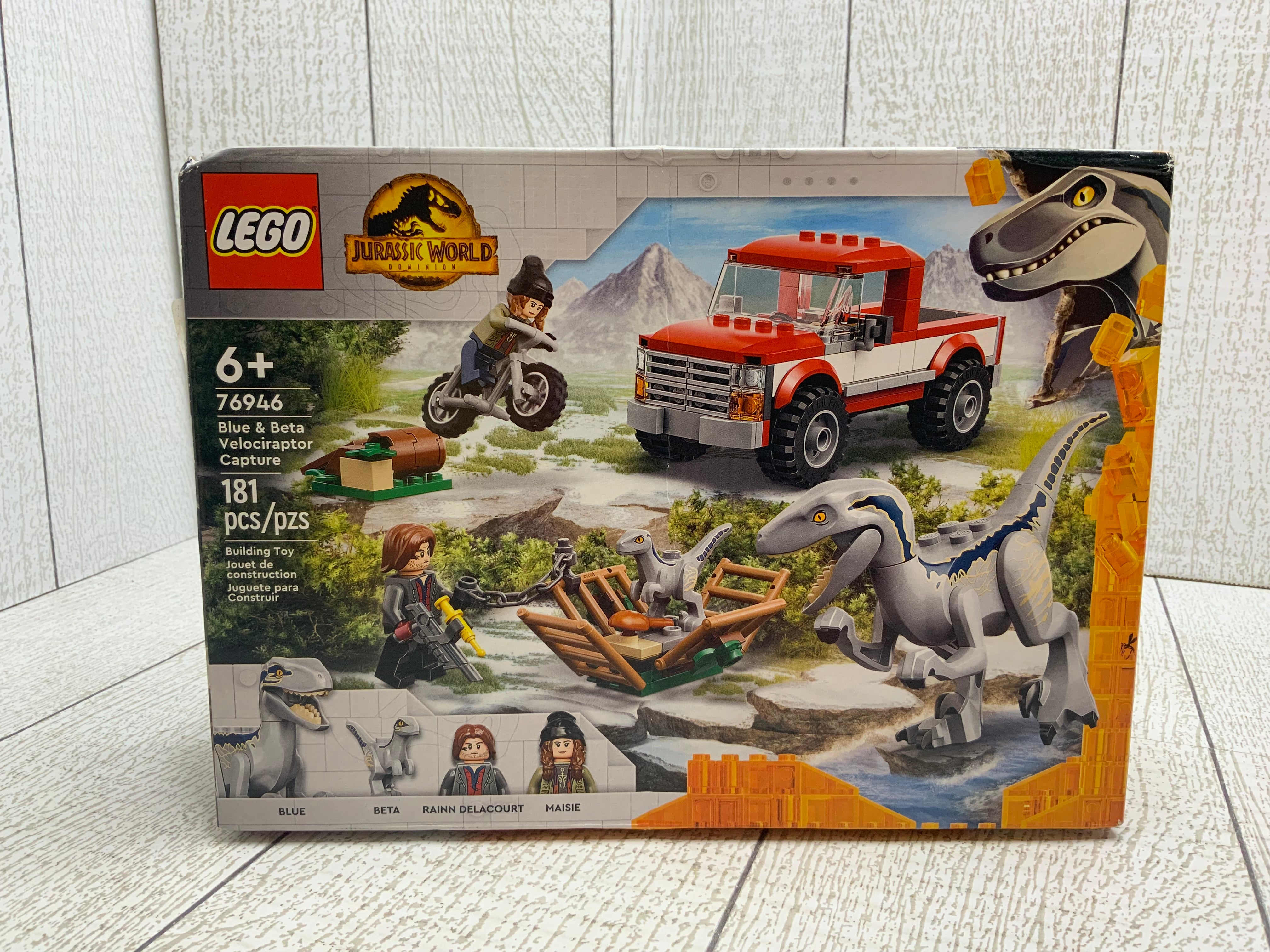 LEGO Jurassic World Dominion Blue & Beta Velociraptor Capture 76946 (8037717344494)